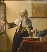 Johannes Vermeer Young Woman with a Water Pitcher Spain oil painting artist